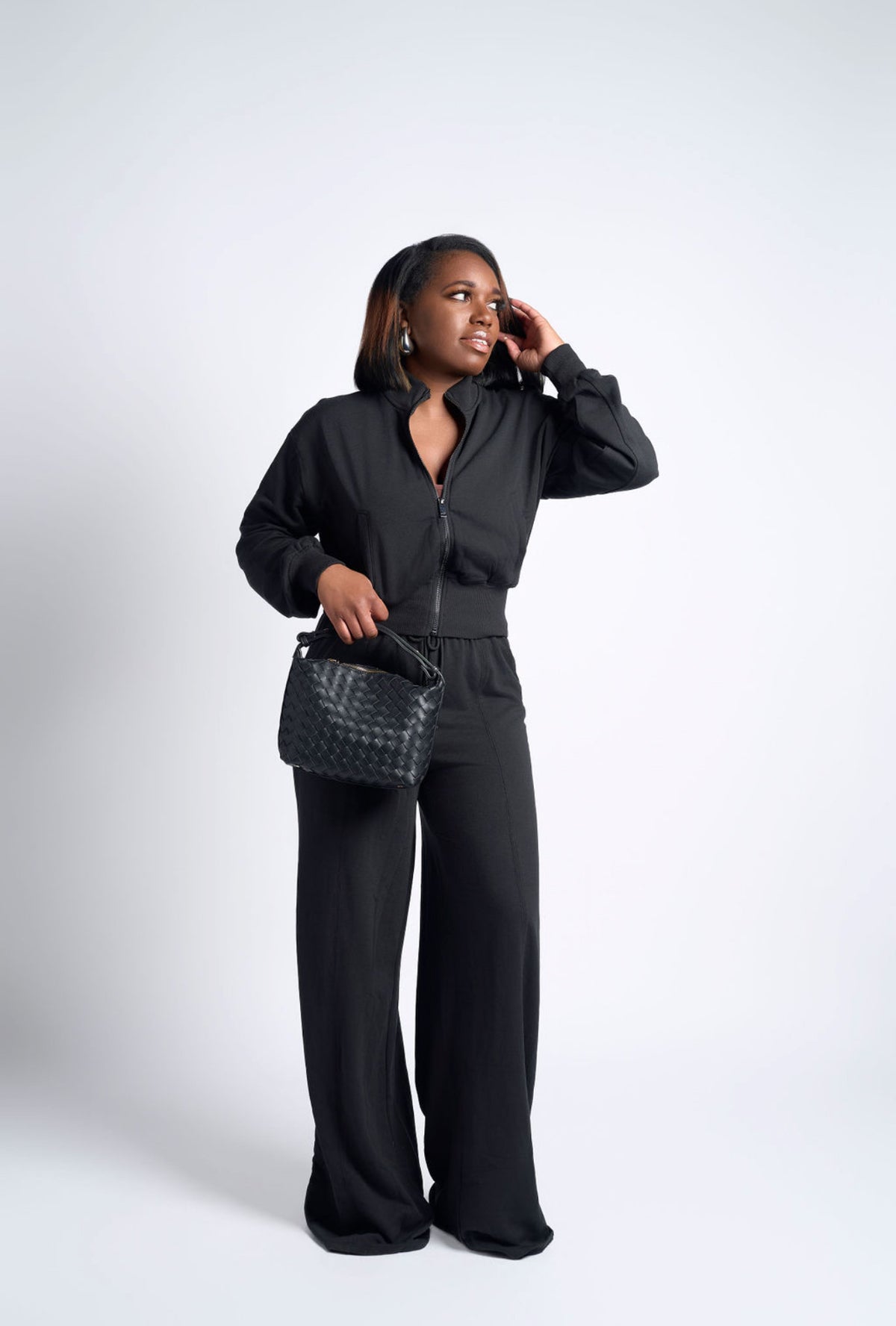 Chic Comfort| 2Pc Jogging Set Black