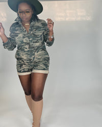 Have your Way| Camo Romper